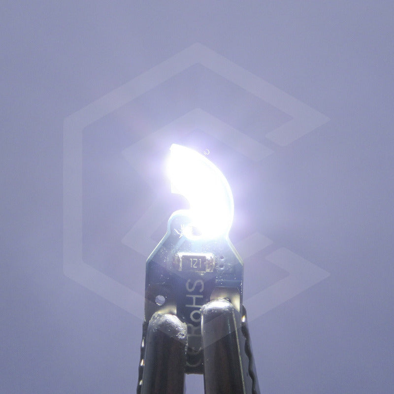 Kit De 10 Focos De Pellizco T10 6  Leds Cob Alta Potencia