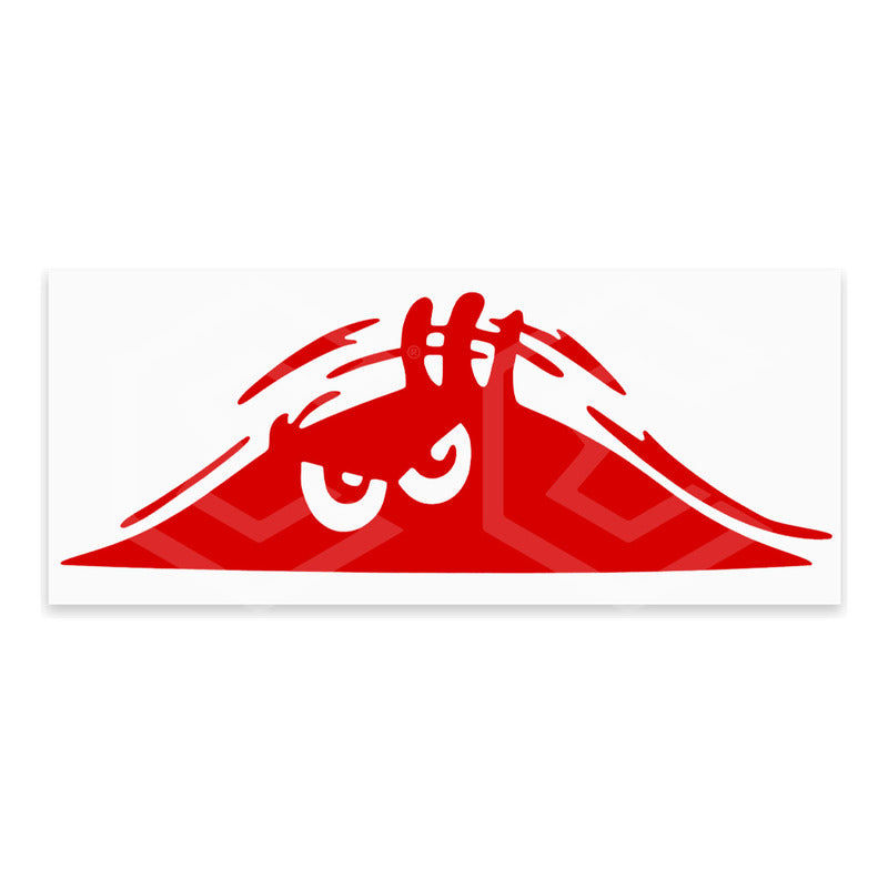 2 Calcomanía Sombra Fantasma Sticker Vinil Auto Moto 25x10cm