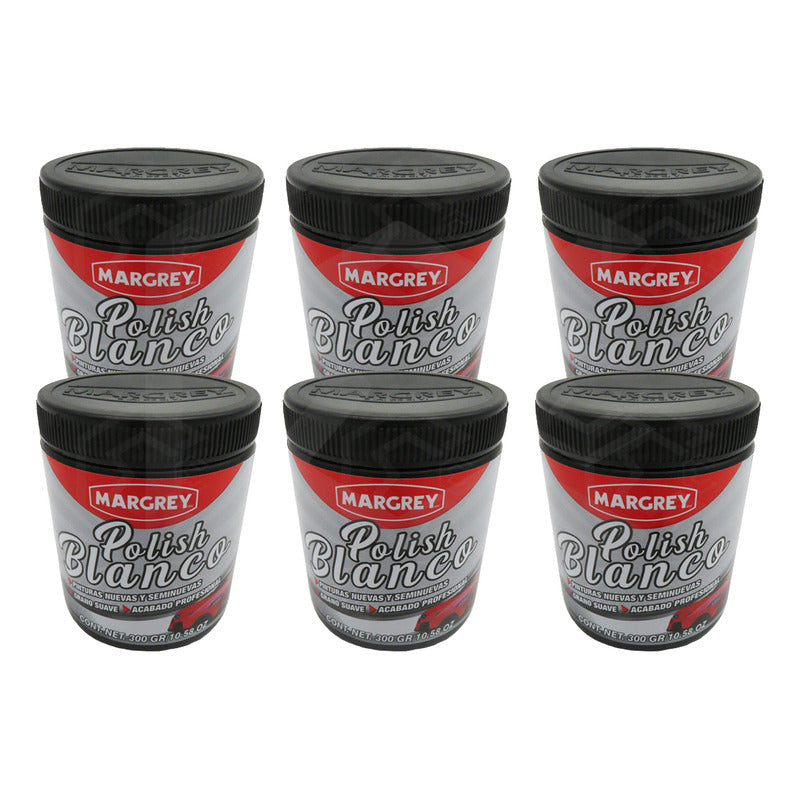 6 Polish 300gr Blanco,rojo,rosa Alto Brillo Grano A Elegir