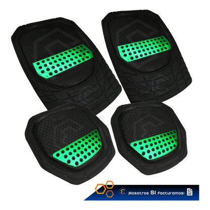 Tapete Tipo Charola Uso Rudo Auto Camioneta Juego 4 Piezas