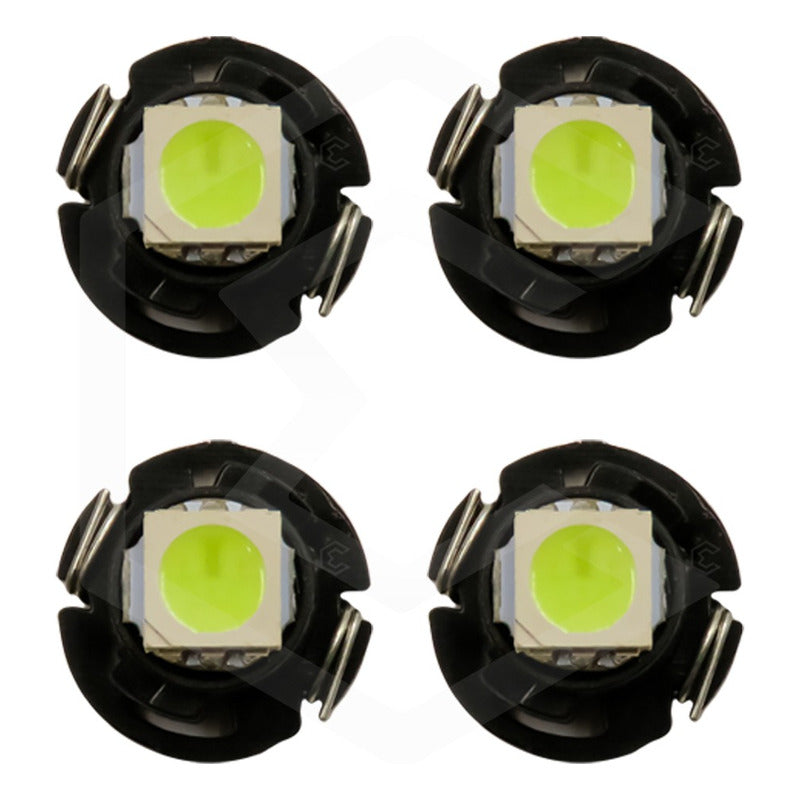 Kit 4 Focos Led T3 T4.2 T4.7 Clúster Para Tablero Fija 12v