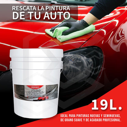 Cubeta Polish 19lt Blanco,rojo,rosa Alto Brillo A Elegir
