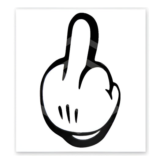 10 Calcomanía Mickey Mouse Dedo Sticker Vinil Auto 9cm X15cm