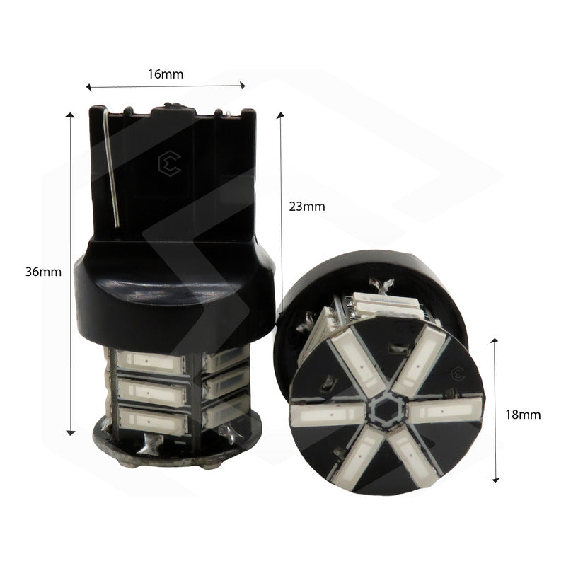 2 Focos 3157 1156 1157 7440 7443 1176 21 Leds Fijo Par Focos