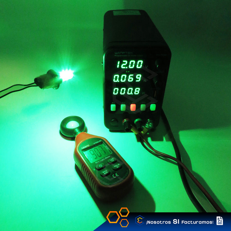 Par De Focos De Pellizco T10 10 Leds Smd Silicón Mosaico 12v