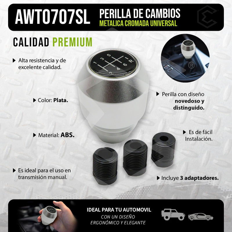 Perilla Pomo Palanca De Cambios Universal 6 Velocidades