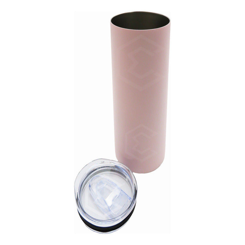 Termo Vaso Personalizado Nombre Logo 600ml Láser Acero Inox