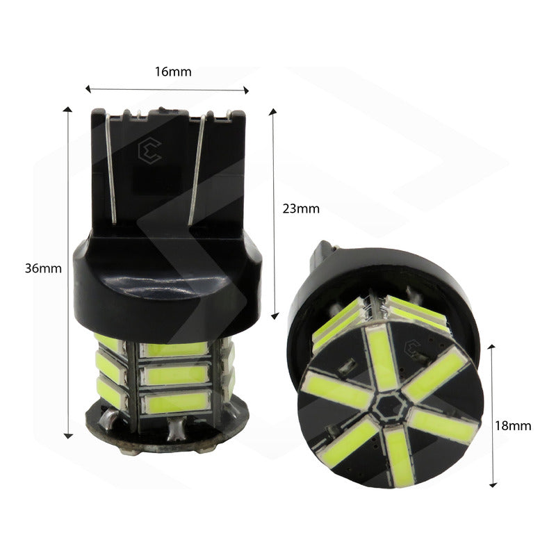 2 Focos 3157 1156 1157 7440 7443 1176 21 Leds Fijo Par Focos
