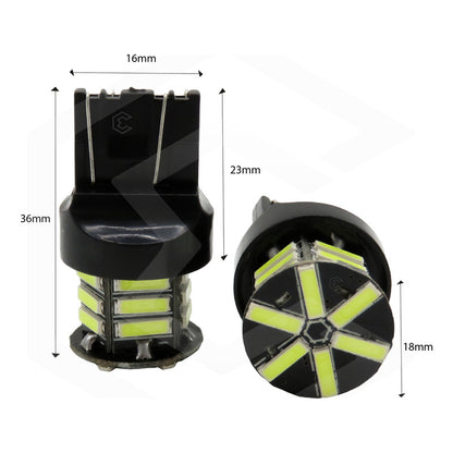 2 Focos 3157 1156 1157 7440 7443 1176 21 Leds Fijo Par Focos