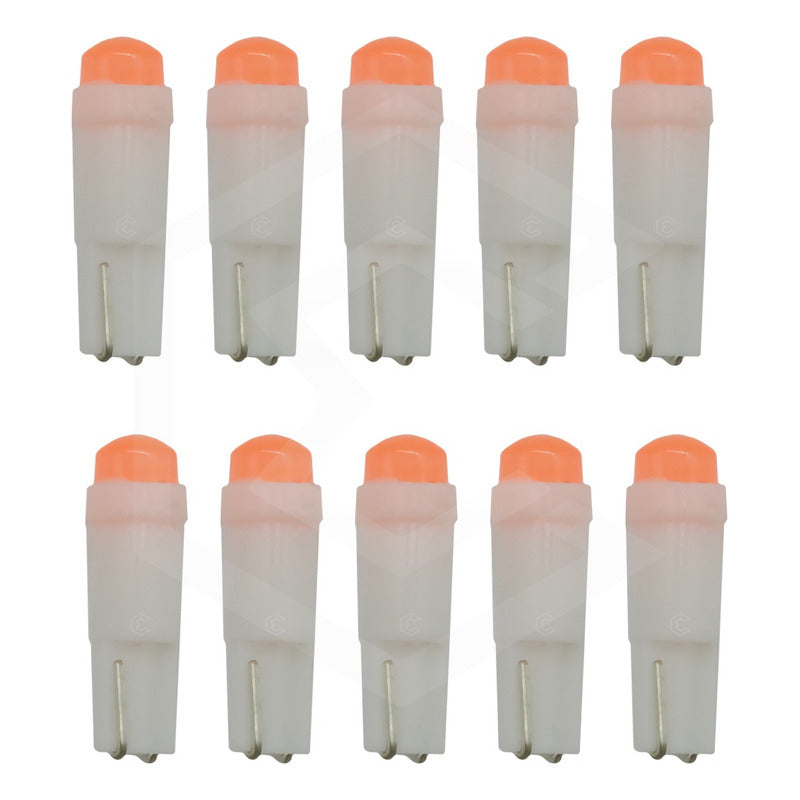 Kit 10 Focos 1 Led Pellizco T5 2721 Tablero Cluster Tipo Vel