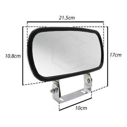 1 Espejo Lateral Universal Trailer Camion Cromado Banquetero