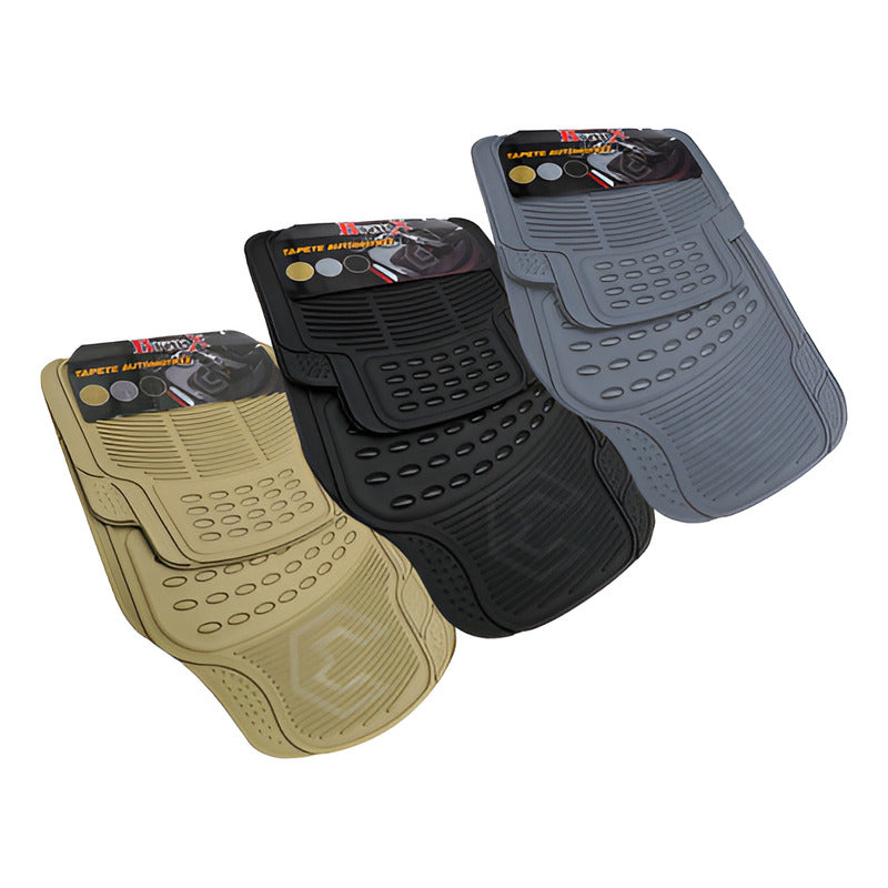 Tapete Automotriz Universal Hule Importado Juego 4 Piezas