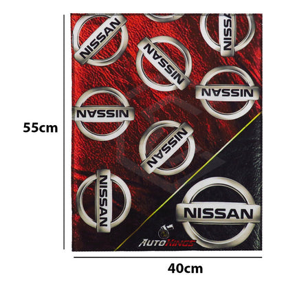 Toalla D Microfibra Para Auto Logos Nissan Tsuru March 55x40