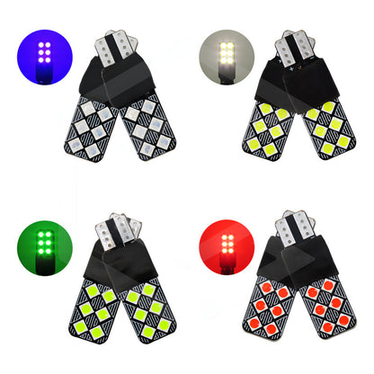 Kit 10 Focos De Pellizco 12 Led 3 Funciones D Estrobo Canbus