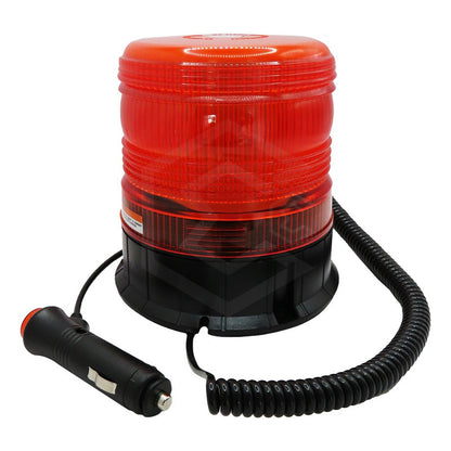 Torreta Color Ambar 12-24v 24led 72w Ip65 Con Iman 3 Funcion
