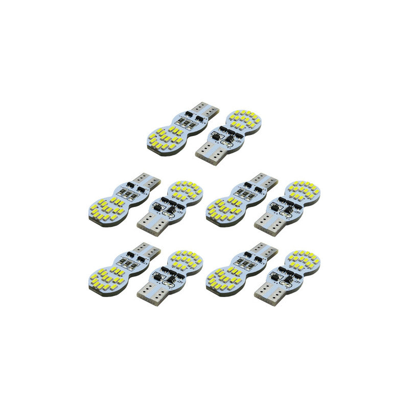 10 Foco De Pellizco T10 30 Led Secuencial Stop Direccional