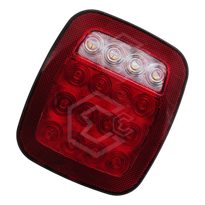 2 Plafón Calavera Tipo Jeep Slim 16 Led Multifunción 12-24v