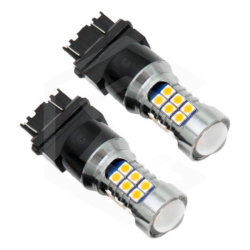 2 Focos 27 Led 1156 1157 3157 7440 7443 No Error Stop Cuarto