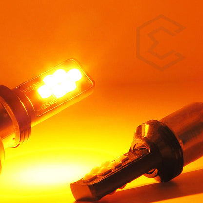 2 Focos 12 Led Canbus Cuarto Stop 12-24v 1156 57 3157  7507