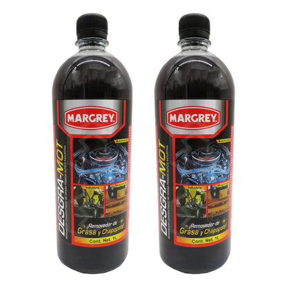2 Desgramot 1lt Removedor Grasa Pesad Chapopote Biodegradabl Agua