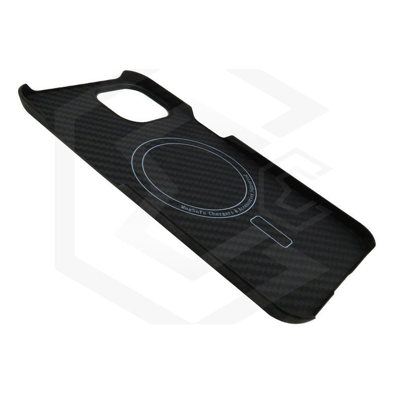 Funda Case De iPhone 13-14 Fibra De Carbono 100% Real