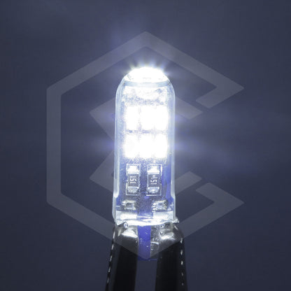 Par Focos De Pellizco T10 15 Leds Encapsulado