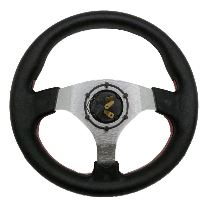 Volante Deportivo Universal De Metal Con 9 Pernos 320mm