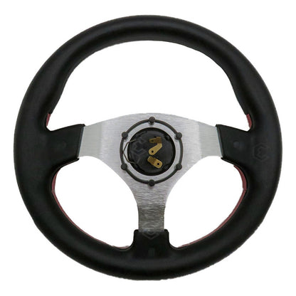 Volante Deportivo Universal De Metal Con 9 Pernos 320mm