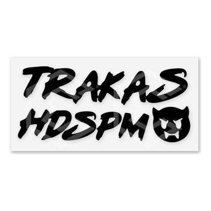 10 Calcomanía Trakas Hdspm Sticker Vinil Auto Moto 20cmx9cm