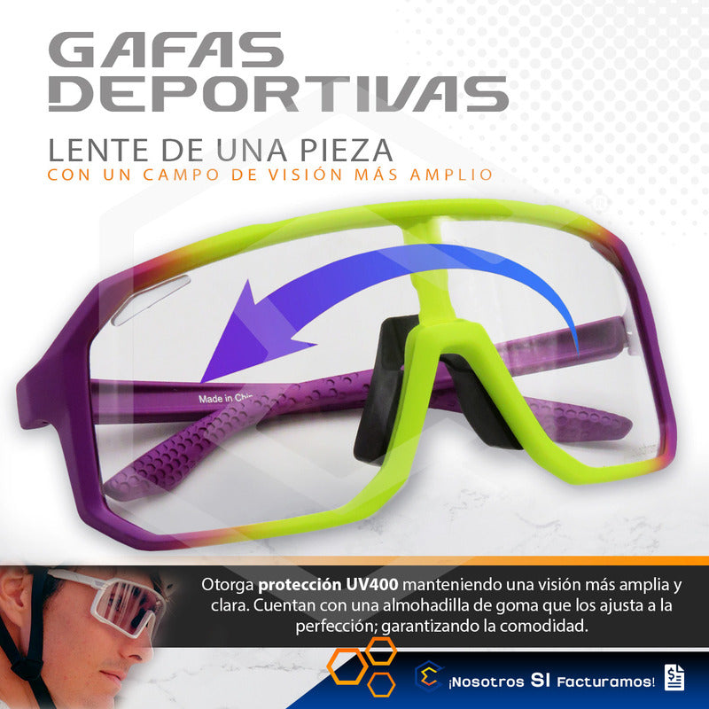 Lentes Gafas Fotocromáticas Deportivas Con Proteccion Uv400