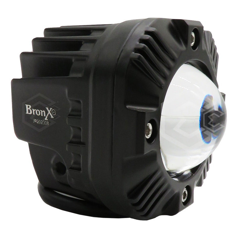 Faros Cuadrado 8 Hiperled C/lupa Rojo Blanco Ambar 12-24v