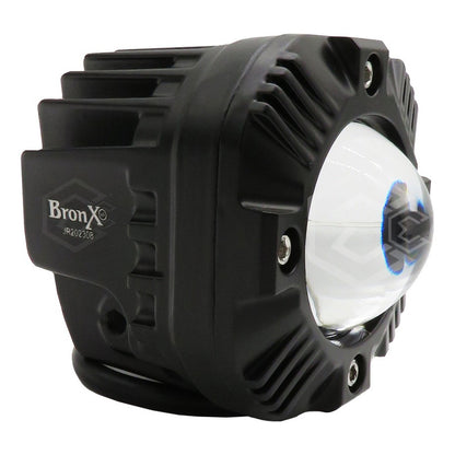 Faros Cuadrado 8 Hiperled C/lupa Rojo Blanco Ambar 12-24v