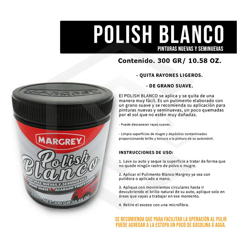Kit Autobrillo A Silicrem Polish Oil Restorer Faros Margrey Agua