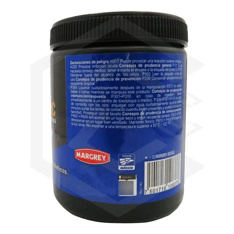 Plastilina Arcilla Descontamina Plasti Magic 100gr Margrey Negro