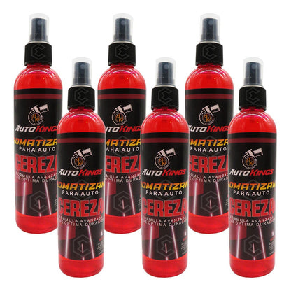 6 Aromatizante P Auto Desodorante Liquido Casa Oficina 270ml