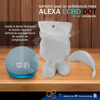 Soporte Base Alexa Echo Dot 4ta 5ta Generación Astronauta 3d