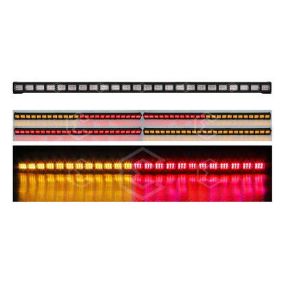 Barra 432 Led 19 Funciones 24 Módulos Bicolor Estrobo 12-24v