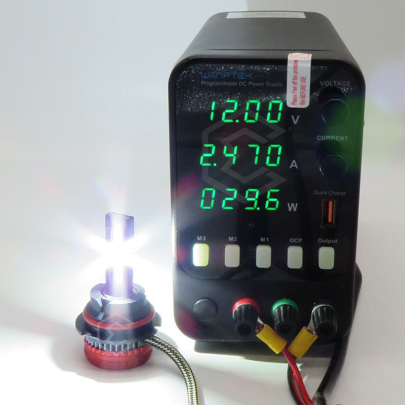 2 Focos 9004 12led Csp Bicolor Ventilador Alta Y Baja 14000l 9004