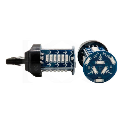 Par De Focos 1156 1157 30 Led Rotativo Estrobo Calaveras 12v