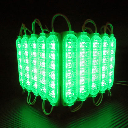 20 Módulos 6 Led Acrilico Alta Intensidad Color A Elegir 12v