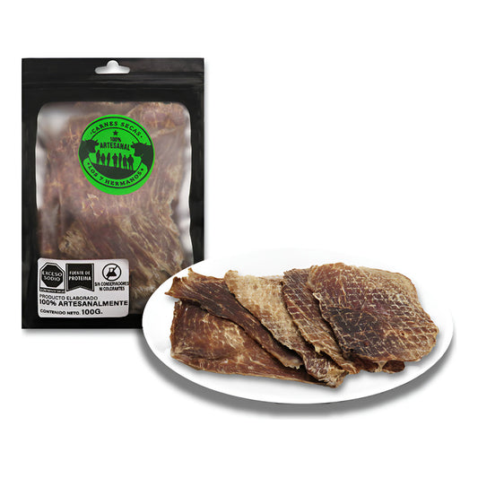 Carne Seca Laminada Artesanal De Res Limón Y Sal Snack 100g
