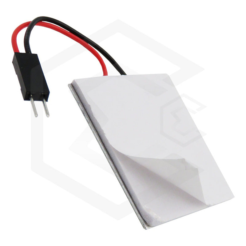 2 Placa Luz Interior Para Coche 24 48 Leds Cob 2 Adaptadores