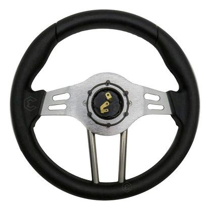 Volante Deportivo Universal De Metal Brazos Con Ranuras