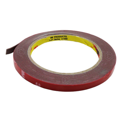 Rollo De Cinta Doble Cara Tipo 3m Pega Molduras 8mm X 5m Rojo Lisa
