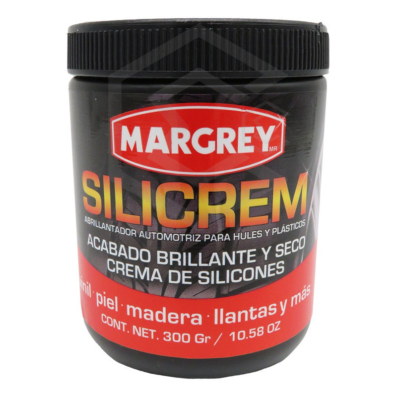 6 Abrillantador Para Llantas Y Plásticos Silicrem W Margrey Blanco