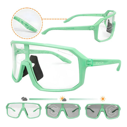Lentes Gafas Menta Fotocromáticas Deportiva Proteccion Uv400 Menta