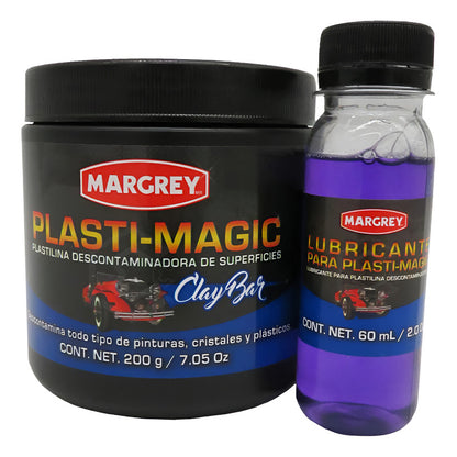 Plastilina Descontaminante Pintura Plastimagic Margrey 200gr Negro