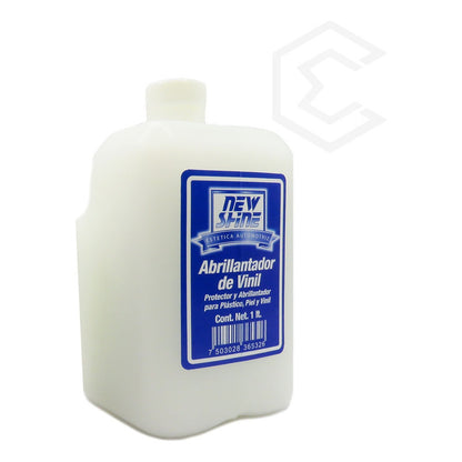 2 Abrillantador De Vinil Plastico Y Piel Liquido 1000ml Transparente