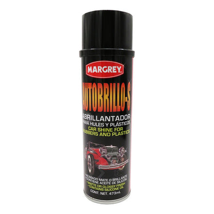 2 Abrillantador Plasticos Autobrillo S Aerosol 473ml Margrey Blanco