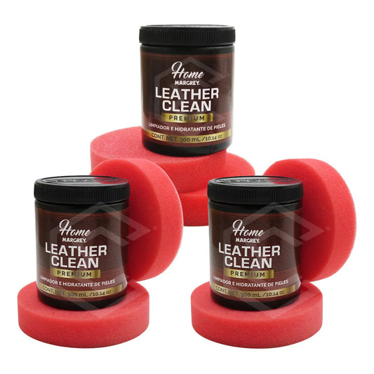 3 Limpiador Hidratante Piel Con Esponja Premium Margrey 300g